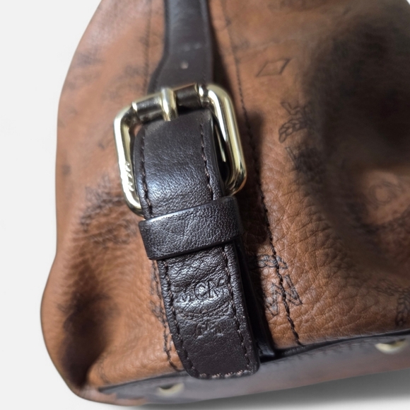 MCM Visetos monogram leather hobo - Picture 8 of 13